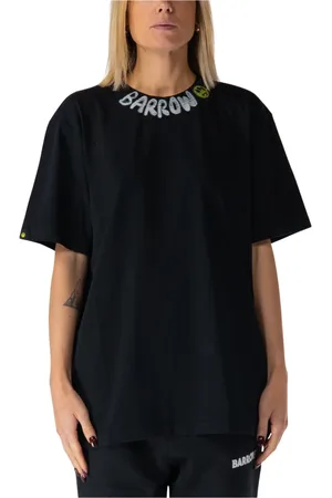 BARROW Koszulki, Kobieta, Czarny, L, Bawełna, Vintage Unisex T-Shirt