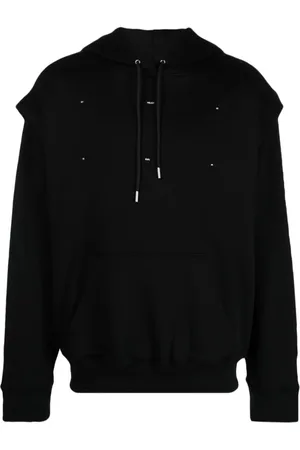 HELIOT EMIL Bluzy, Mężczyzna, Czarny, S, Czarna Bluza z Logo