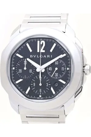 Bvlgari Pre-owned, Mężczyzna, Czarny, ONE SIZE, Pre-owned Metal watches