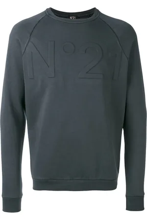 Nº21 Bluzy, Mężczyzna, Niebieski, S, Niebieski Sweter