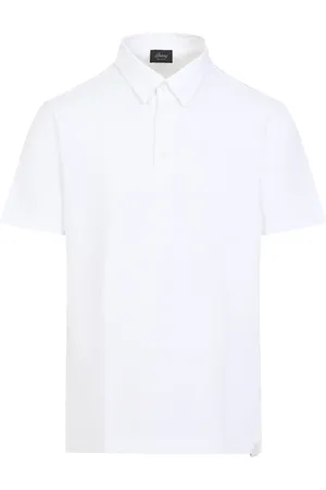 BRIONI Koszulki, Mężczyzna, Biały, XL, Biała Koszulka Moda Męska