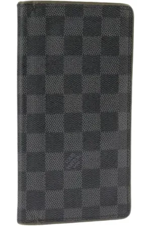 LOUIS VUITTON Pre-owned, unisex, Czarny, ONE SIZE, Pre-owned portfele płócienne