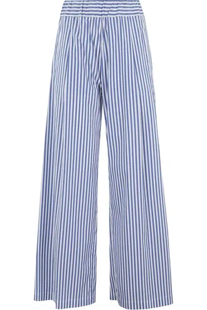 SEMICOUTURE Spodnie, Kobieta, Niebieski, 2XS, Stylowa Jhonny Koszula