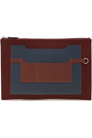 Hermès Pre-owned, Mężczyzna, brązowy, ONE SIZE, Pre-owned Canvas clutches