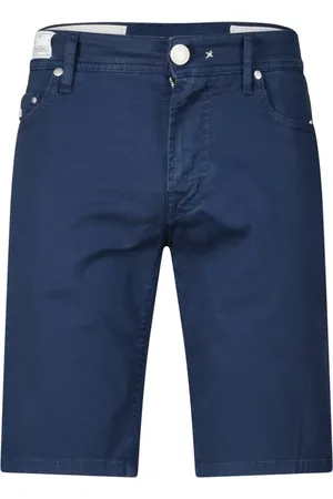 sartoria tramarossa Szorty, Mężczyzna, Niebieski, W34, Klasyczne Slim-Fit Szorty