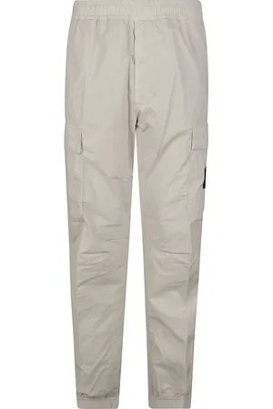 Stone Island Spodnie, Mężczyzna, Szary, W33, Bawełna, Spodnie Regular Tapered