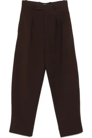 WARDROBE.NYC Spodnie, Kobieta, brązowy, S, Casual Czarny Spodnie