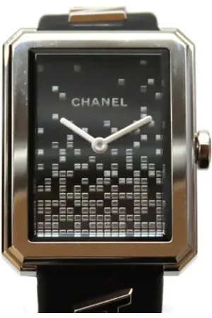 CHANEL Pre-owned, Kobieta, Czarny, ONE SIZE, Pre-owned Stainless Steel watches