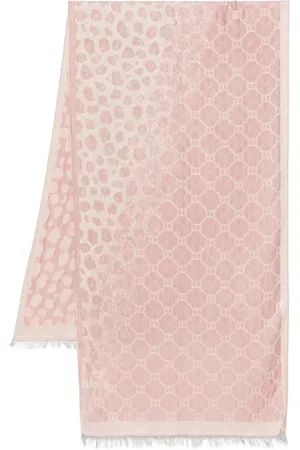 Twin-Set Akcesoria, Kobieta, Różowy, ONE SIZE, Różowy Szalik Lurex W Kształcie Prostokąta
