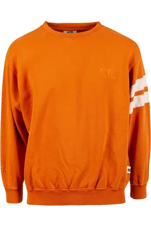 GCDS Bluzy, Mężczyzna, Pomarańczowy, M, Pomarańczowy Monochromatyczny Stylowy Modny Shirt