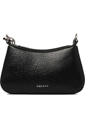 Alexander McQueen Torebki, Kobieta, Czarny, ONE SIZE, Czarna Mini Kopertówka