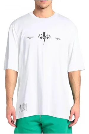 Neil Barrett Koszulki, Mężczyzna, Biały, S, Limitowana edycja T-shirt z nadrukiem z przodu