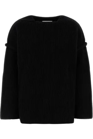 Jil Sander Swetry, Kobieta, Czarny, XS, Wełna, Stylowy czarny sweter z wełny