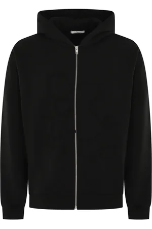 FLÂNEUR Bluzy, Mężczyzna, Czarny, M, Blaszki Kwiatowe Bluza z Zamkiem