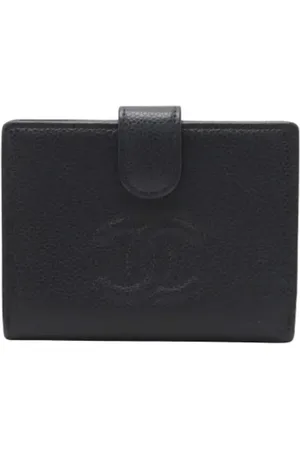 CHANEL Pre-owned, Kobieta, Czarny, ONE SIZE, Skóra, Pre-owned skórzane portfele