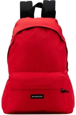Balenciaga Pre-owned, Mężczyzna, Czerwony, ONE SIZE, Len, Pre-owned Canvas shoulder-bags