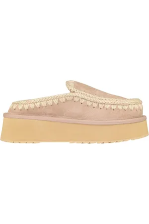Mou Buty, Kobieta, brązowy, 37 EU, Brązowe Platformy Chodaki Sandały