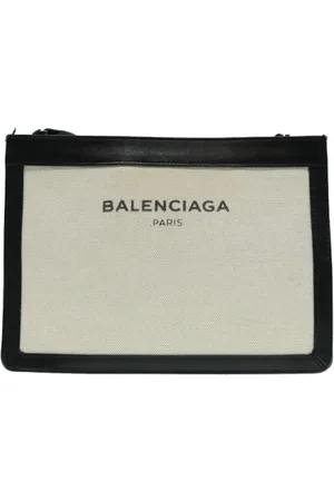 Balenciaga Pre-owned, Kobieta, Beżowy, ONE SIZE, Len, Pre-owned Canvas balenciaga-bags