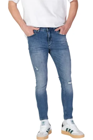 Antony Morato Jeansy, Mężczyzna, Niebieski, W30, Spandex, Jeansyy Skinny Kolekcja Wiosna/Lato