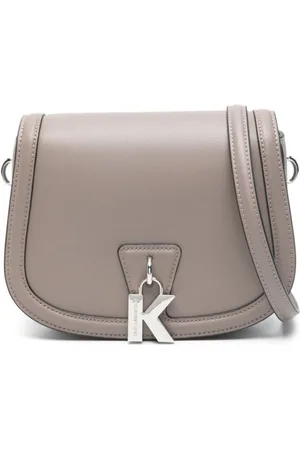 Karl Lagerfeld Torebki, Kobieta, Szary, ONE SIZE, Brelok NA List Crossbody Torba