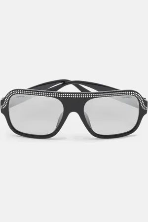 CHANEL Pre-owned, Kobieta, Czarny, ONE SIZE, Pre-owned Acetate sunglasses