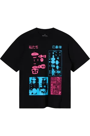 Edwin Koszulki, Mężczyzna, Czarny, S, T-shirt z nadrukiem logo