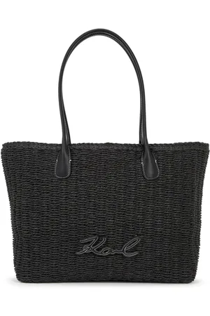 Karl Lagerfeld Torebki, Kobieta, Czarny, ONE SIZE, Essential Torba Z Rafii