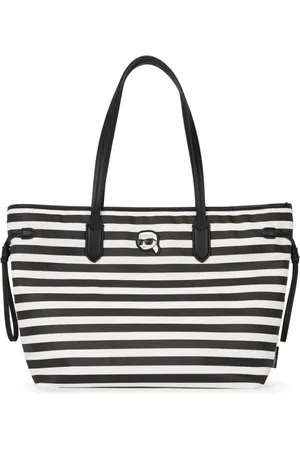 Karl Lagerfeld Torebki, Kobieta, Czarny, ONE SIZE, Nylon, Ikon Nylon Tote