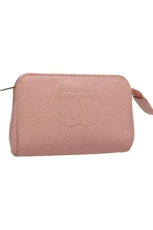 CHANEL Pre-owned, Kobieta, Różowy, ONE SIZE, Skóra, Pre-owned Leather pouches