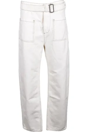 Etro Spodnie, Kobieta, Biały, S, Bawełna, Bawełniane spodnie casual