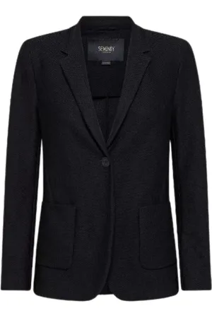 SEVENTY BY SERGIO TEGON Kurtki, Kobieta, Czarny, XL, Czarne Kurtki dla Mężczyzn