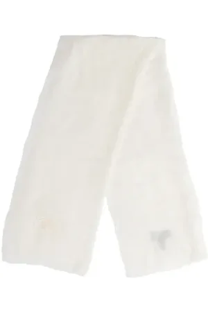 CHANEL Pre-owned, Kobieta, Biały, ONE SIZE, Kaszmir, Pre-owned Cashmere scarves
