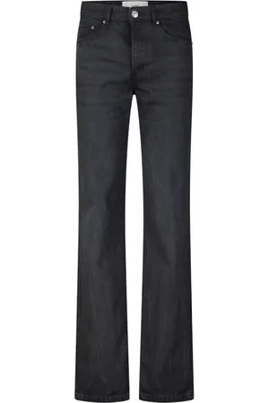 Ami Jeansy, Mężczyzna, Czarny, W35, Klasyczne bawełniane Regular-Fit jeansy