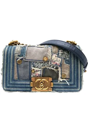 CHANEL Pre-owned, Kobieta, Niebieski, ONE SIZE, Denim, Pre-owned Denim chanel-bags