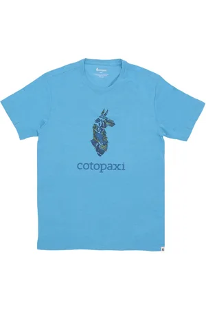 COTOPAXI Koszulki, Mężczyzna, Niebieski, L, Lama Poolside Tee Męski T-shirt