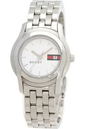 Gucci Pre-owned, Kobieta, Biały, ONE SIZE, Pre-owned Glass watches