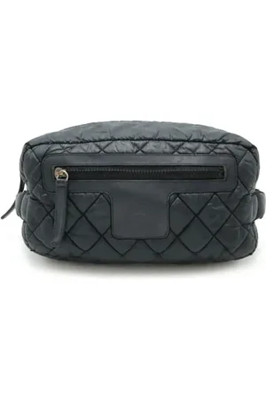 CHANEL Pre-owned, Kobieta, Czarny, ONE SIZE, Nylon, Pre-owned Nylon clutches