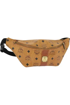 MCM Pre-owned, Kobieta, brązowy, ONE SIZE, Pre-owned Canvas crossbody-bags