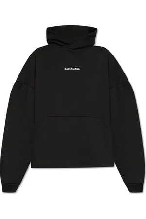 Balenciaga Bluzy, Kobieta, Czarny, M, Len, Bluza z logo