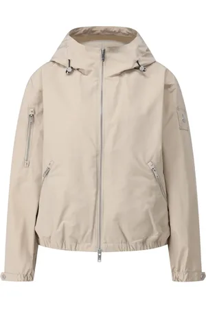 Moose Knuckles Kurtki, Kobieta, Beżowy, M, Kurtka blouson z kapturem odporna na wodę