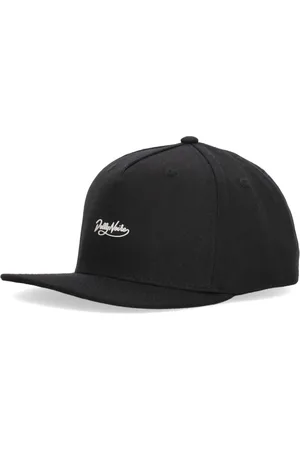 DOLLY NOIRE Akcesoria, unisex, Czarny, ONE SIZE, Czarna czapka Snapback z płaskim daszkiem
