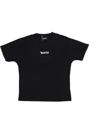 DISCLAIMER Koszulki, Mężczyzna, Czarny, S, Logo Tee Czarno-Biały Oversize Bawełniana Koszulka