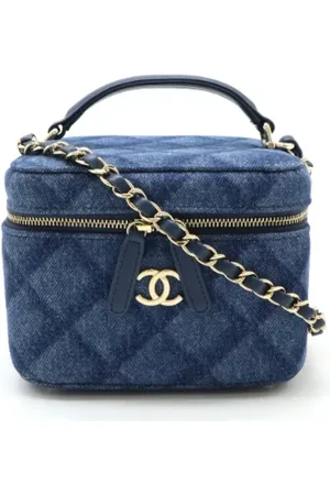 CHANEL Pre-owned, Kobieta, Niebieski, ONE SIZE, Skóra, Pre-owned Canvas handbags