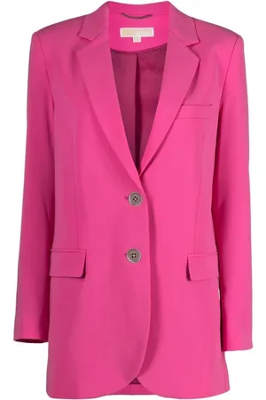 Michael Kors Kurtki, Kobieta, Różowy, 2XS, Cerise Mensy Blazer