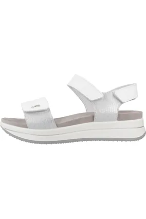 IGI&CO Buty, Kobieta, Biały, 37 EU, Stylowe płaskie sandały dla kobiet