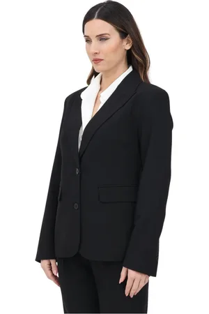 ONLY Kurtki, Kobieta, Czarny, XL, Strukturalna Czarna Kurtka Slim Fit