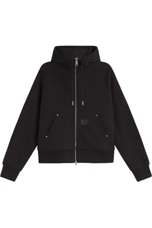 Carhartt Bluzy, Mężczyzna, Czarny, S, Wygodna Hooded Eldon Sweat Jacket