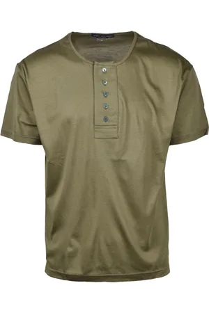 D.A. Daniele Alessandrini Koszulki, Mężczyzna, Zielony, M, Casual T-shirt z mieszanki bawełny