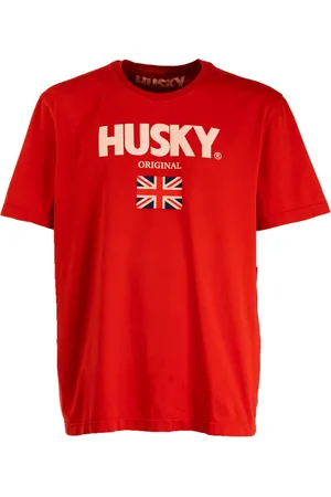 HUSKY Koszulki, Mężczyzna, Czerwony, L, T-shirt męska John