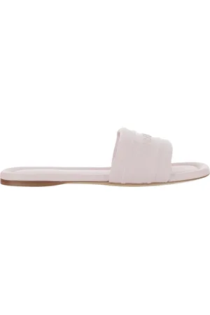 Salvatore Ferragamo Buty, Kobieta, Różowy, 39 EU, Skóra, Różowe skórzane sandały z logo